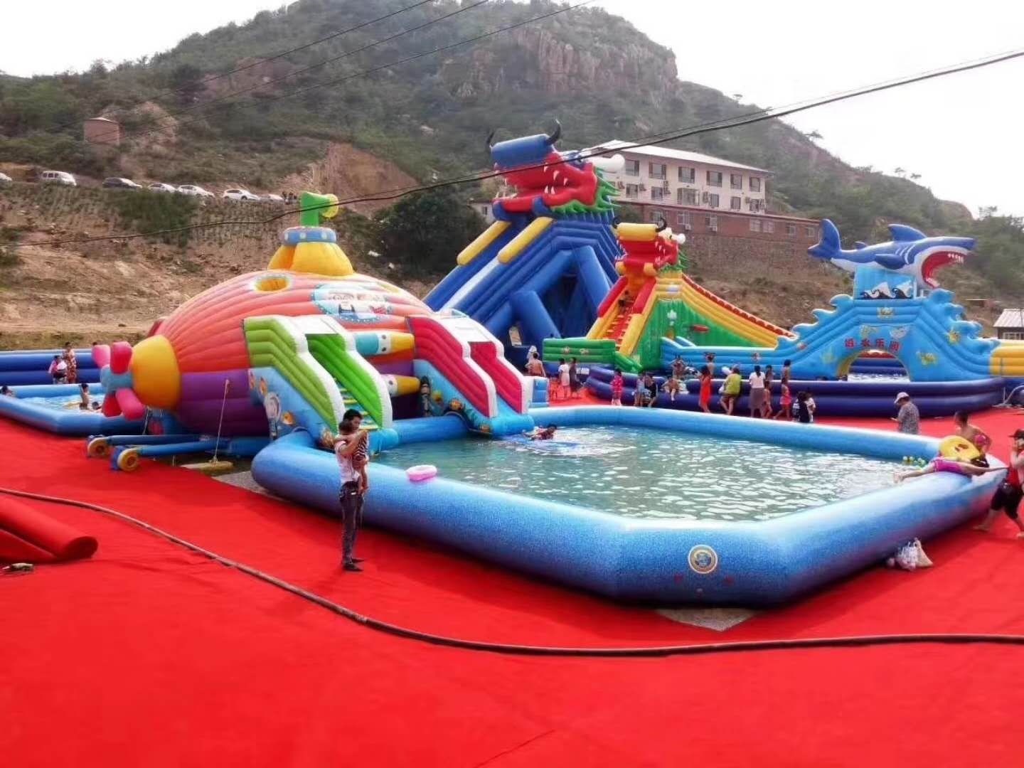 丹东深海潜艇儿童乐园充气游泳池